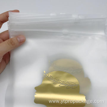 Zip-lock Frosted Plastic Slider Packing Bag